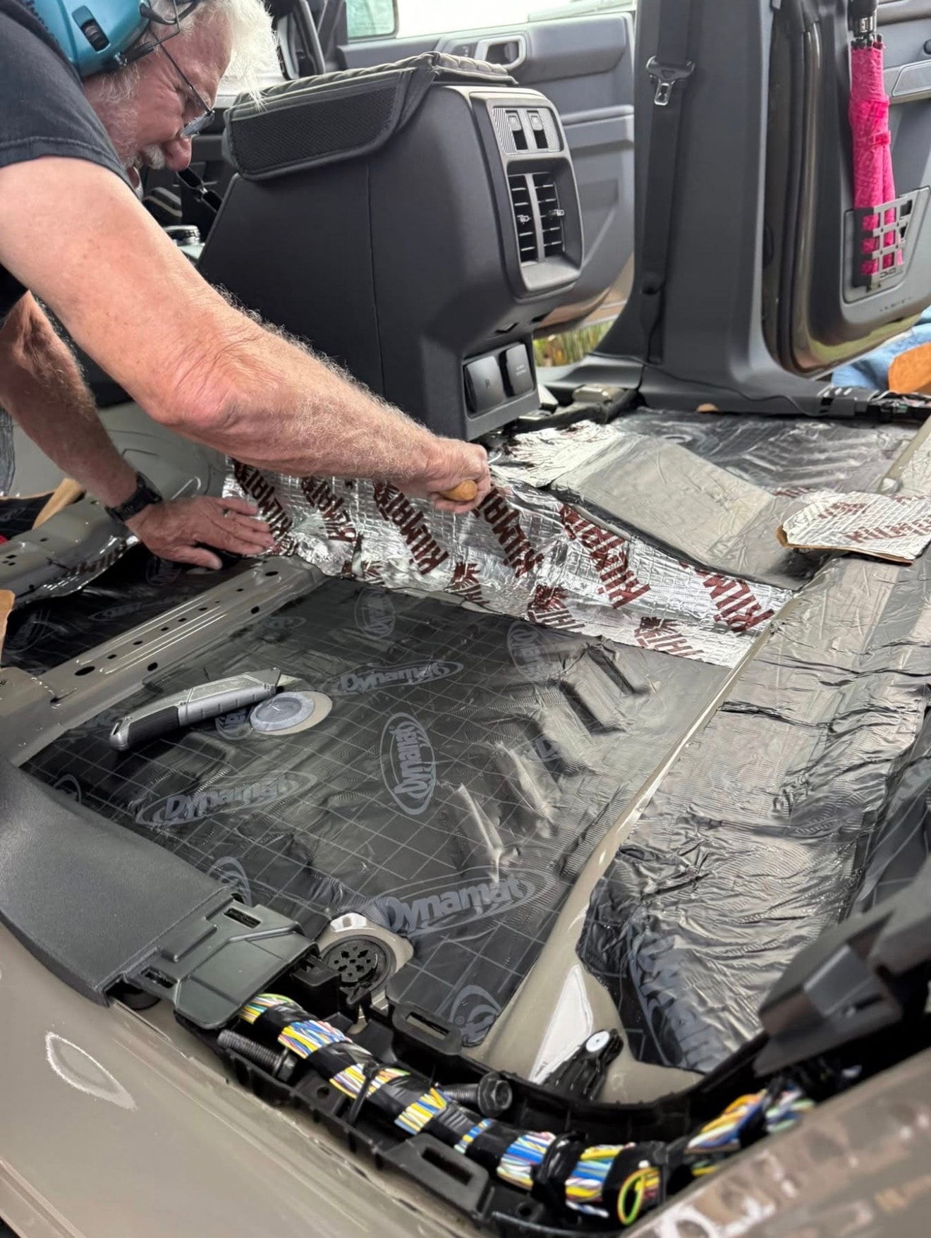 Kilmat and Dynamat floor sound deadening install